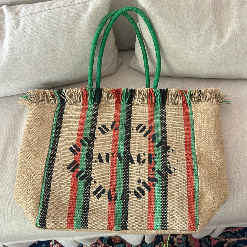 Clare V raffia tote
